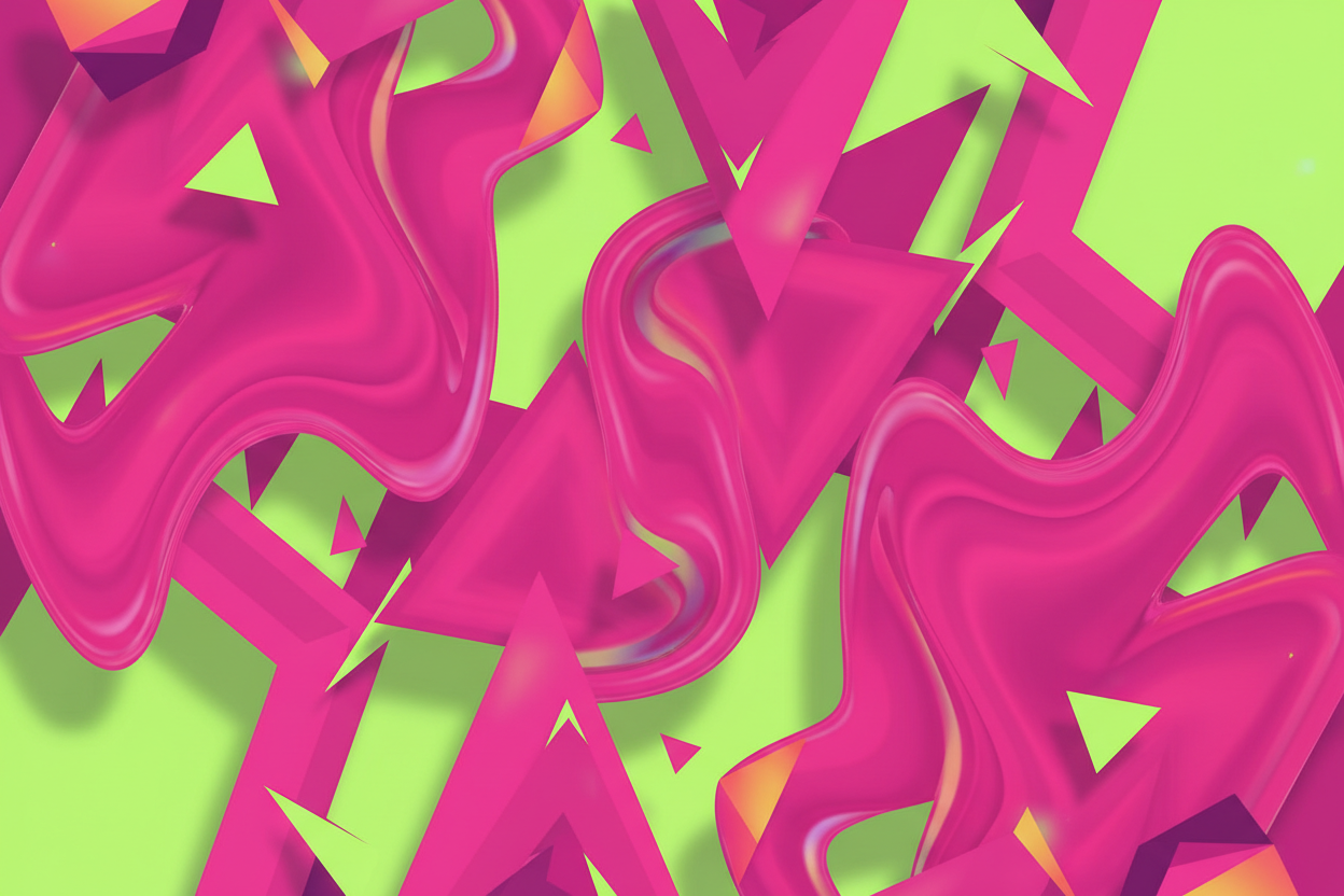 FONDO ALTERNATIVO ROSA FUCSIA Y VERDE LIMA